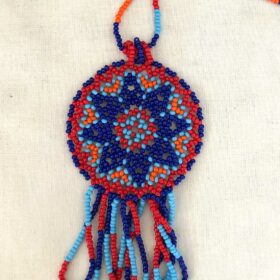Mandala Elişi Kum Boncuk Kolye (8610)